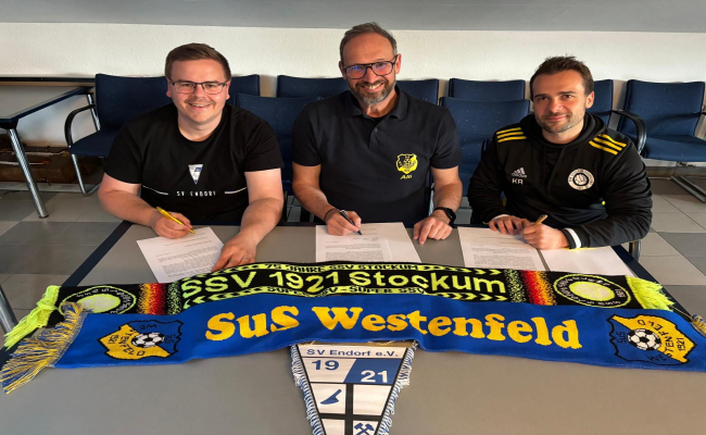 SuS Westenfeld, SSV Stockum und SV Endorf gründen Spielgemeinschaft SG Eintracht 25